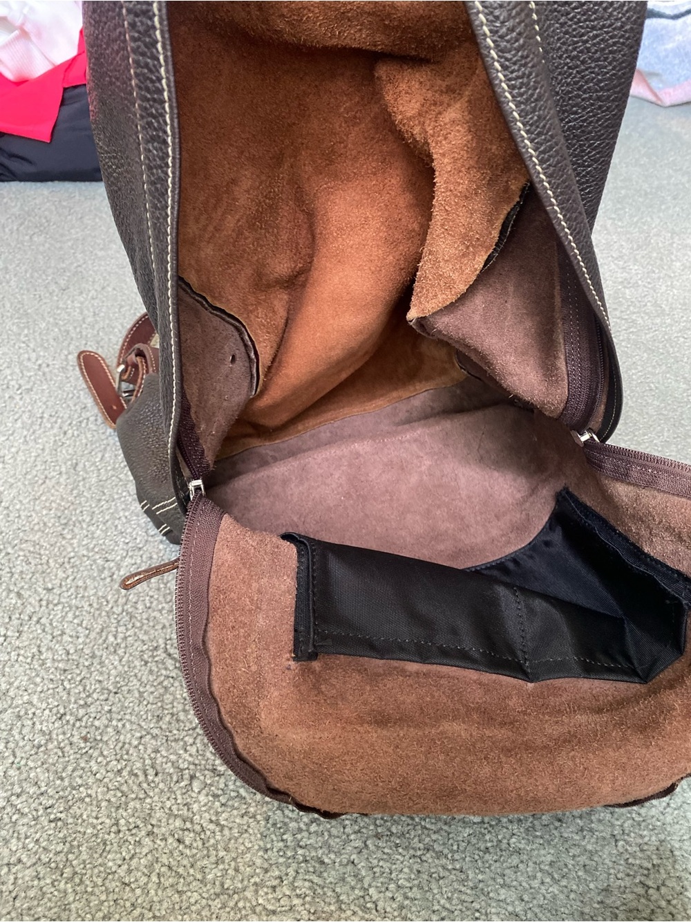 Vintage Roots Leather Backpack - Picture 8 of 9